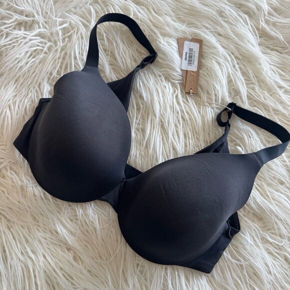 Skims Smoothing Intimates Full Coverage Lightly Lined Bra Onyx Size 34D - Picture 4 of 8